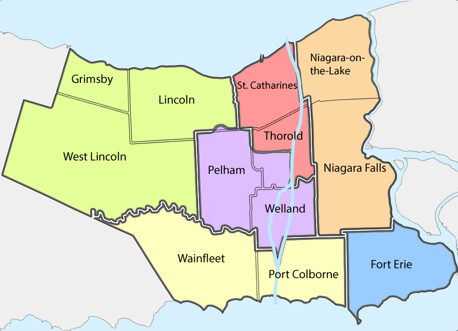Niagara Region Map